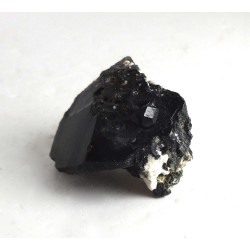 Black Tourmaline with Andradite Garnet Shape Crystals