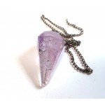 Amethyst Faceted Pendulum