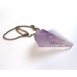Amethyst Faceted Pendulum
