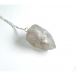 Rough Polished Quartz Pendulum