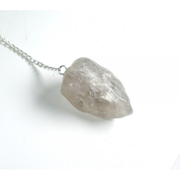 Rough Polished Quartz Pendulum