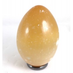 Natural Selenite Egg  Gold Colour