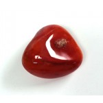 Polished Druzy Carnelian Freeform Pebble