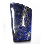 Polished Lapis Lazuli with Single Crystals Freeform