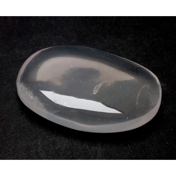 Polished Opalescent Girasol Quartz flatter Pebble