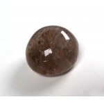Rutilated Smokey Quartz Seer Pebble Lens