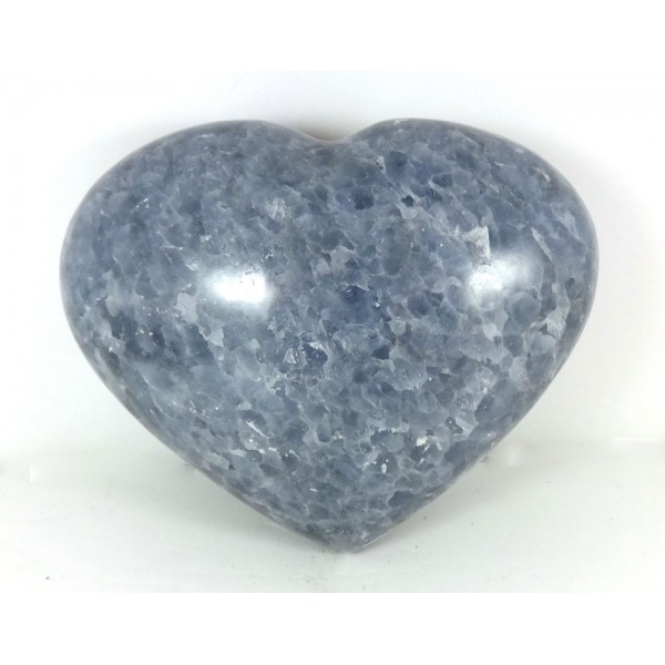 Blue Calcite Chunky Heart