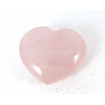 Pink Rose Quartz Polished Heart
