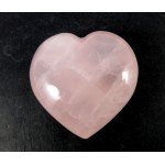Pink Rose Quartz Polished Chunky Heart