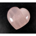 Pink Rose Quartz Polished Chunky Heart