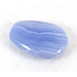 Polished Blue Lace Agate Pebble