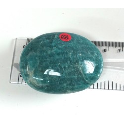 Deep Colour Amazonite Palm Pebble