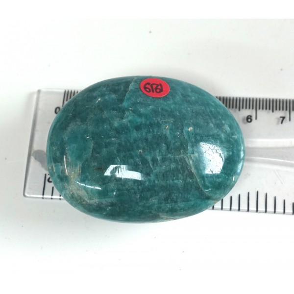 Deep Colour Amazonite Palm Pebble