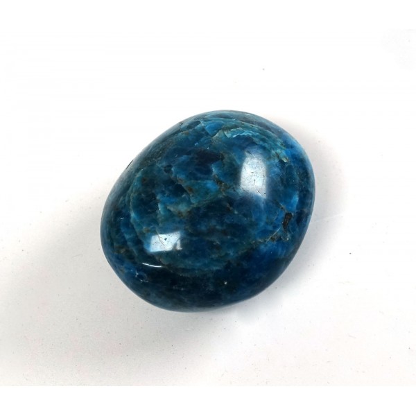 Blue Apatite Polished Stone from Madagascar