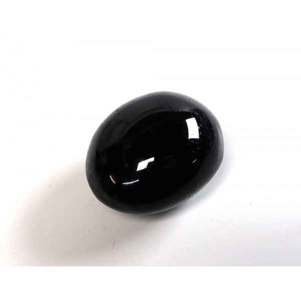 Black Tourmaline Palm Pebble