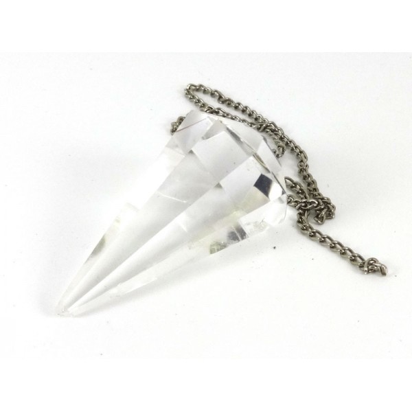 Faceted Quartz Pendulum Faceted Quartz Pendulum