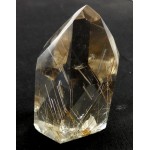 Polished Rutilated Clear Quartz Point