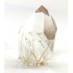 Polished Rutilated Clear Quartz Point