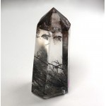 Polished Tourmalinated Quartz Point