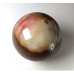 Chocolate Calcite Pattern Crystal Sphere