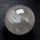 56mm Clear Quartz Carved Crystal Ball from Madagascar