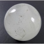Small Milky Quartz Crystal Sphere from Brazil
