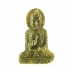 Small Stone Buddha Statue Abhaya Mudra