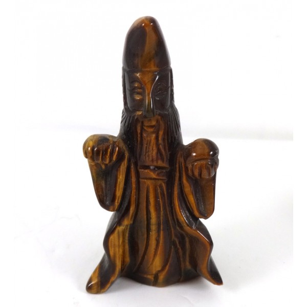 Tiger Eye Wizard Carving
