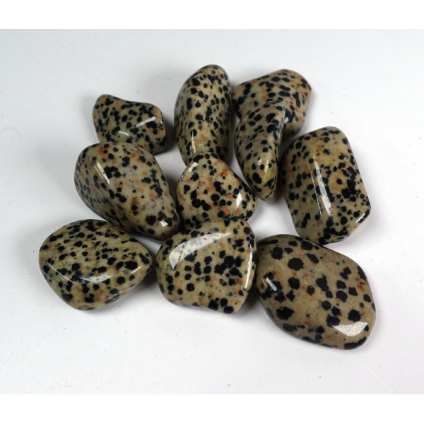Dalmatian Jasper tumblestones 25-30mm