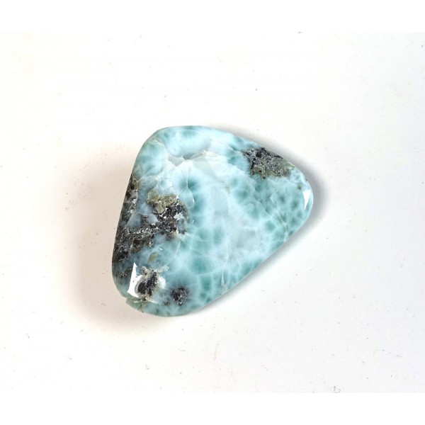 Larimar Freeform Chunky Tumblestone Larimar Freeform Chunky Tumblestone