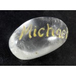 Archangel Michael Clear Quartz Tumblestone
