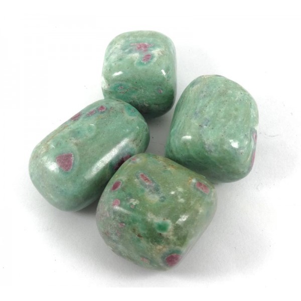 Ruby in Fuchsite tumblestones 27-34mm